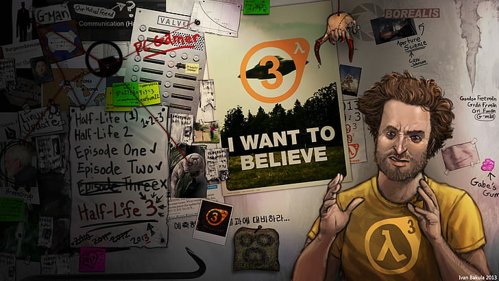 Half-Life, Half-Life 2, Valf, video oyunları, Half-Life 3, HD masaüstü duvar kağıdı