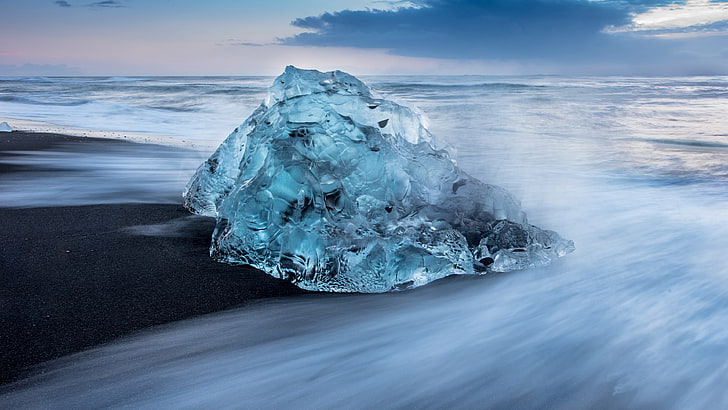 الجليد والطبيعة، خلفية HD