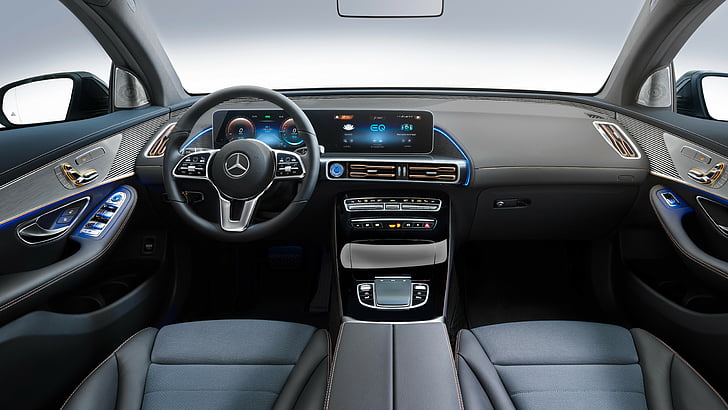 Mercedes-Benz EQC, SUV, 2020 Otomobil, elektrikli otomobil, 8K, HD masaüstü duvar kağıdı