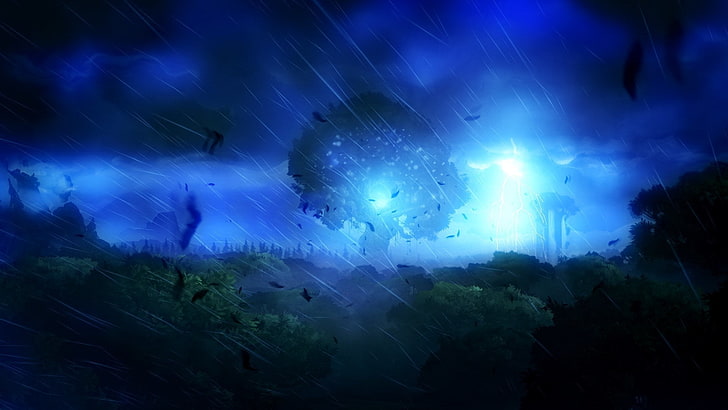 ilustrasi hutan hijau, Video Game, Ori dan the Blind Forest, Wallpaper HD