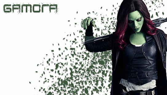 Film, Pembalas: Perang Infinity, Gamora, Zoe Saldana, Wallpaper HD HD wallpaper