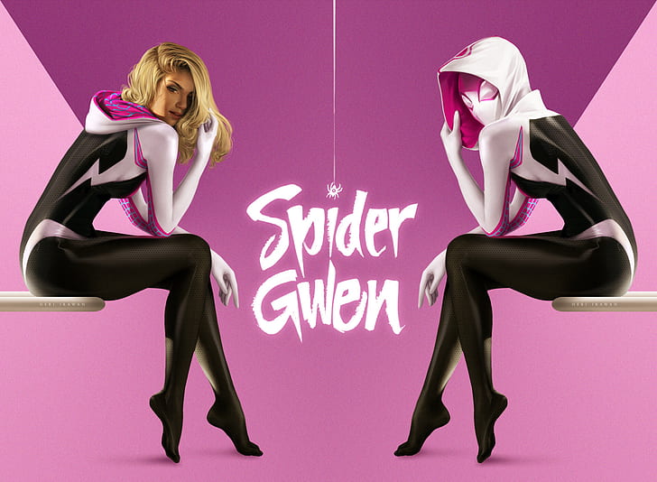 Film, Spider-Man: Into The Spider-Verse, Gwen Stacy, Spider-Gwen, HD tapet