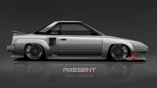 Axesent Creations, Toyota MR2 AW11, Toyota MR2, JDM, render, Toyota, carros japoneses, HD papel de parede HD wallpaper