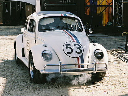 auto, herbie, volkswagen käfer, HD-Hintergrundbild HD wallpaper