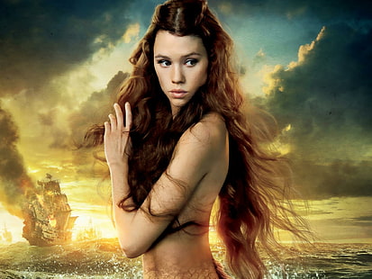 Syrena en Pirates of the Caribbean On Stranger Tides, piratas, caribe, syrena, extraño, mareas, películas, Fondo de pantalla HD HD wallpaper
