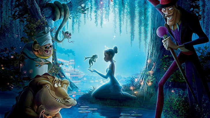 Film, La principessa e la rana, Sfondo HD