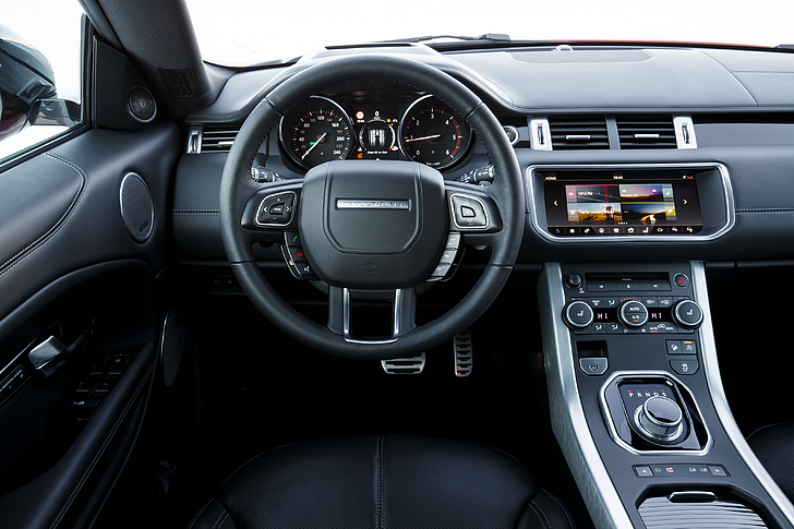 Range Rover Evoque Décapotable, cabriolet, intérieur, Fond d'écran HD
