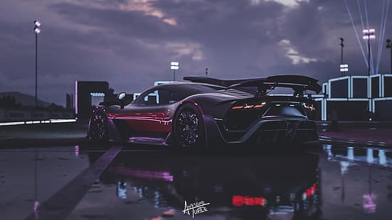 Mercedes PROJECT ONE, PROJECT ONE, Mercedes Benz, Forza, Forza Horizon 5, samochód, pojazd, Hypercar, Mercedes AMG Project ONE, gry wideo, Mercedes AMG Petronas, Tapety HD HD wallpaper