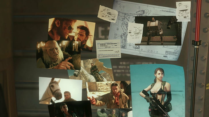Metal Gear Solid, Metal Gear Solid V: Fantom Ağrısı, Büyük Patron (Metal Gear Solid), Kod Konuşucusu (Metal Gear Solid), Kazuhira Miller, Sessiz (Metal Gear Solid), Revolver Ocelot, Venom Yılanı, HD masaüstü duvar kağıdı