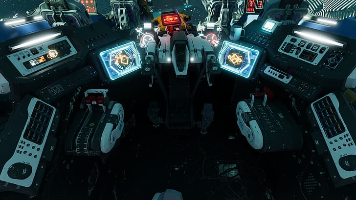 CGI, Guardiões da Galáxia (jogo), videogames, captura de tela, Milano (nave espacial), cockpit, HD papel de parede