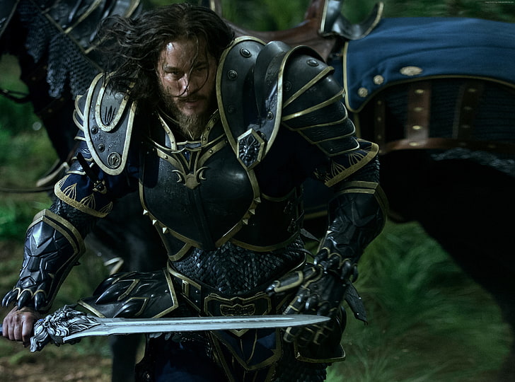 Warcraft, Meilleurs Films de 2016, Travis Fimmel, Anduin Lothar, Fond d'écran HD