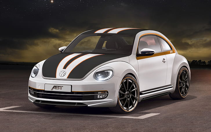 2012, Volkswagen, Beetle, Sportsline, Fond d'écran HD