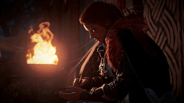 Assassin's Creed: Valhalla, valhalla, Randvi, redhead, HD wallpaper