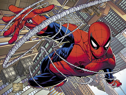 Spider-Man, Marvel Comics, filmy, komiksy, Marvel Cinematic Universe, superbohater, Tapety HD HD wallpaper