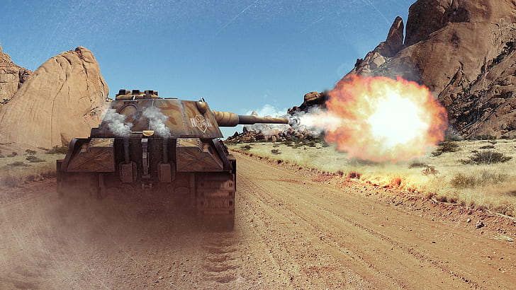 mountains, shot, Panther, tank, tanks, WoT, World of Tanks, Wargaming.net, PzKpfw V Panther, HD wallpaper
