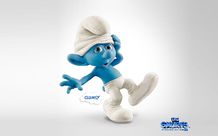 Clumsy Smurfs 2, The Smurfs 2, HD tapet