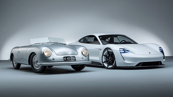 Porsche Mission E, 4K, Mobil konsep, Porsche 356, Wallpaper HD HD wallpaper
