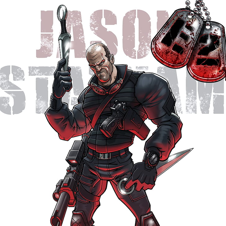The Expendables 2012, Jason Statham, The Expendables 2, Sfondo HD