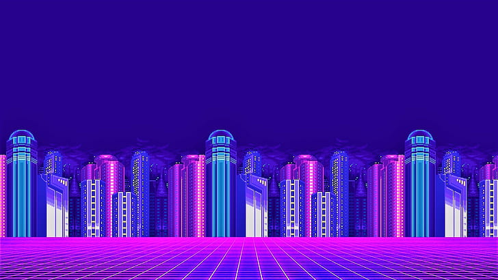 Neon City, Tapety HD