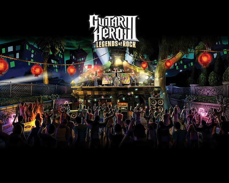 Videospiel, Guitar Hero, HD-Hintergrundbild