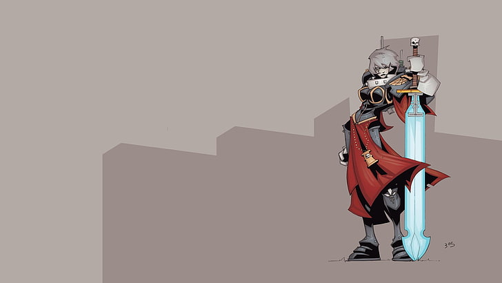 personaggio maschile anime illustrazione, Warhammer 40.000, Sisters of Battle, Sfondo HD