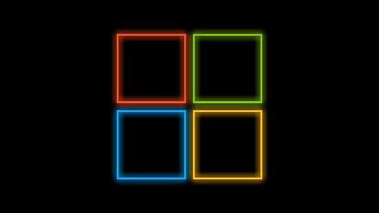 โลโก้ Microsoft Windows คอมพิวเตอร์พื้นผิวโลโก้สัญลักษณ์ระบบปฏิบัติการ Windows 10, วอลล์เปเปอร์ HD HD wallpaper