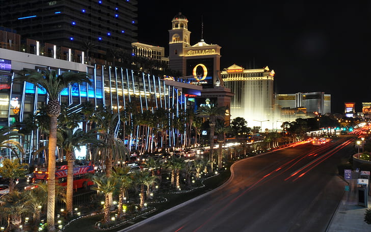 Las Vegas Strip Bellagio Fountains Hotel Caesar’s And Mirage Wallpaper Hd  2560×1600, HD wallpaper