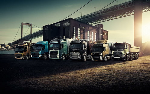 Volvo Kamyon, volvo, kamyonlar, HD masaüstü duvar kağıdı HD wallpaper