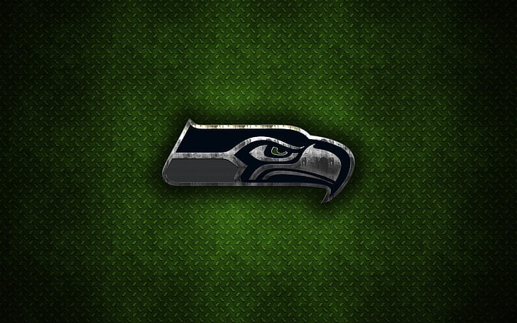 Sepak Bola, Seattle Seahawks, Emblem, Logo, NFL, Wallpaper HD