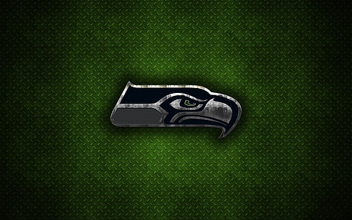 Fútbol, ​​Seattle Seahawks, emblema, logotipo, NFL, Fondo de pantalla HD HD wallpaper