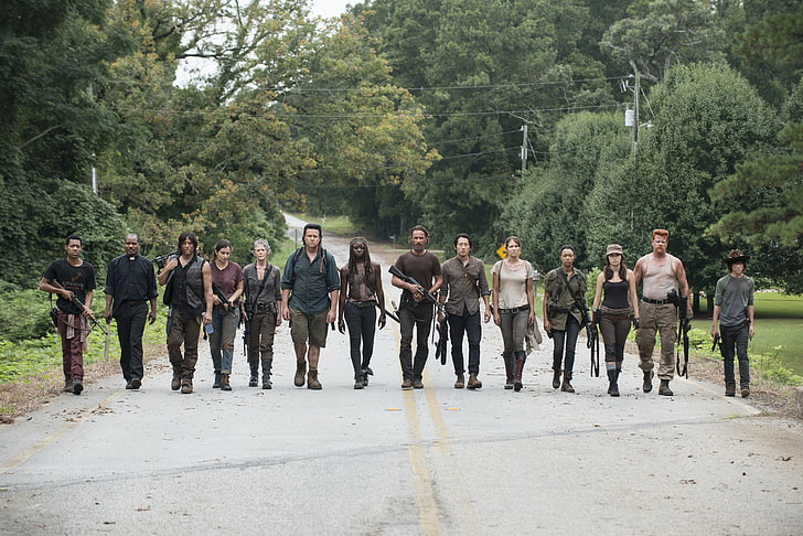 The Walking Dead TV-serie, team, serien, The Walking Dead, HD tapet