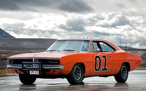 Dodge Charger Classic Car Classic General Lee Dukes of Hazard HD, cars, car, classic, dodge, charger, lee, dukes, general, hazard, HD wallpaper HD wallpaper