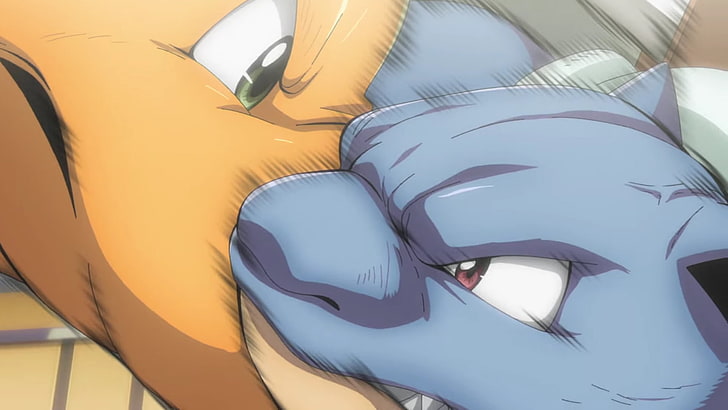 Pokemon der ersten Generation, Blastoise, Dragonite, HD-Hintergrundbild