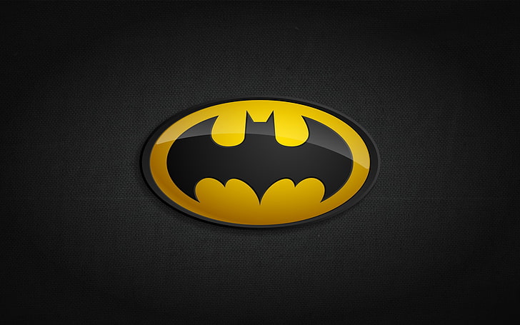 شعار باتمان ، باتمان ، شعار باتمان ، رمز باتمان ، كاريكاتير، خلفية HD