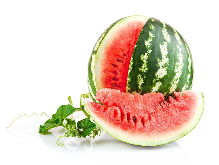watermelon fruit, watermelon, slice, vegetable, HD wallpaper
