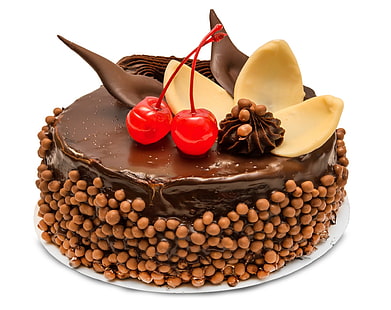Essen, Kuchen, Kirsche, Schokolade, Dessert, Gebäck, HD-Hintergrundbild HD wallpaper