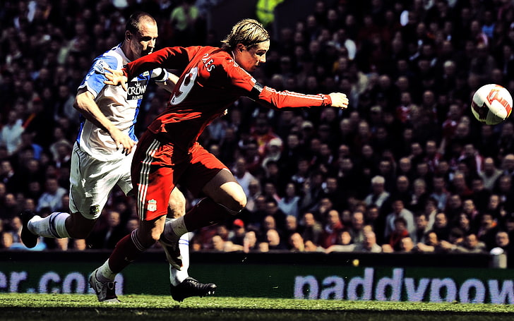 soccer player, soccer, Fernando Torres, men, balls, sport, HD wallpaper