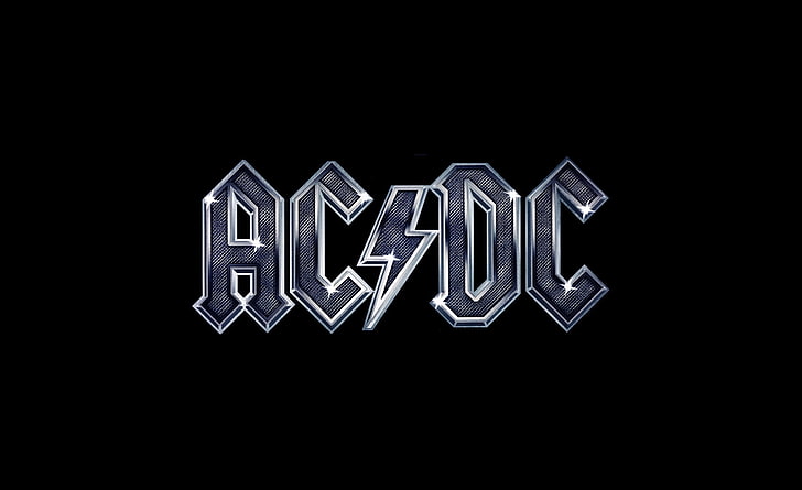 Alta tensão AC / DC, logotipo AC DC, Música, Rock, acdc, ac dc, tensão, alta tensão, banda de rock, HD papel de parede