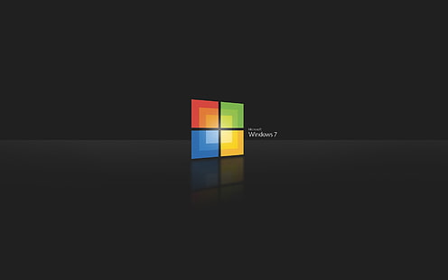sistemas operativos Windows 7 negros Tecnología 3D Windows HD Art, Negro, Windows 7, Fondo de pantalla HD HD wallpaper