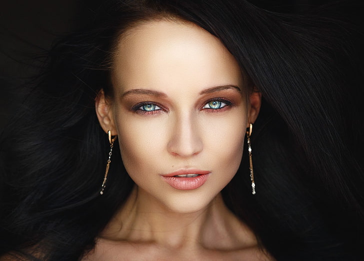 mulheres, Angelina Petrova, rosto, closeup, HD papel de parede