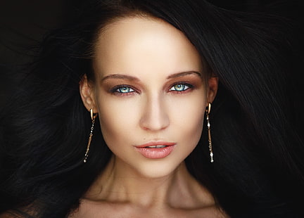 ผู้หญิง, Angelina Petrova, ใบหน้า, ระยะใกล้, วอลล์เปเปอร์ HD HD wallpaper