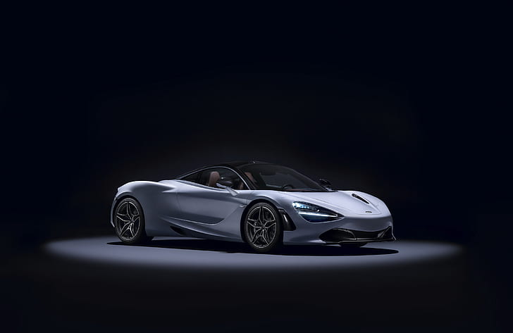 McLaren, supercar, black background, Coupe, MSO, 720S, HD wallpaper