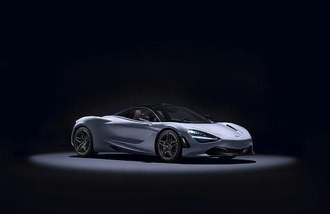 McLaren, superbil, svart bakgrund, Coupe, MSO, 720S, HD tapet HD wallpaper