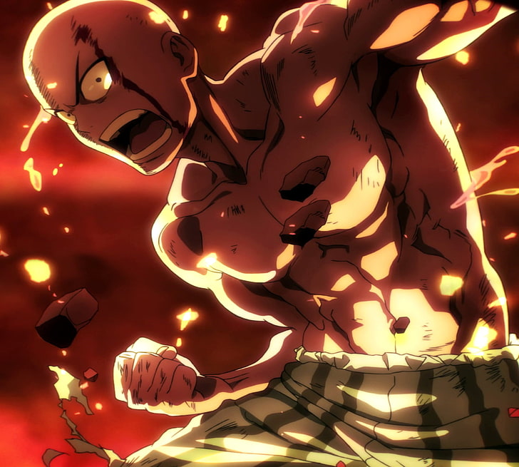 Ilustração de One Punch Man Saitama, Anime, One-Punch Man, Saitama (One-Punch Man), HD papel de parede