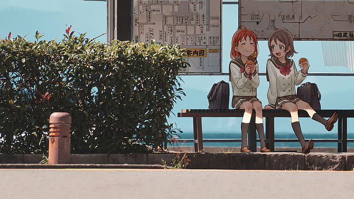 Seri Cinta Hidup, Cinta Hidup !, Cinta Hidup!Sinar matahari, gadis-gadis anime, Wallpaper HD