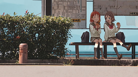 Aşk Canlı Serisi, Aşk Canlı !, Aşk Canlı!Sunshine, anime kızlar, HD masaüstü duvar kağıdı HD wallpaper