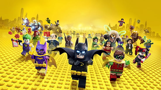 Lego Movie Wallpaper, Film, Der Lego Batman Film, Alfred Pennyworth, Aquaman, Bane (DC Comics), Batgirl, Batman, Kapitän Bumerang, Catwoman, Clayface, DC Comics, Flash, Grüner Pfeil, Grüne Laterne, Harley Quinn, Joker, KillerKrokodil, Lego, Lucius Fox, Man-Bat, Martian Manhunter, Bürgermeister McCaskill, Mr. Freeze (DC-Comics), Pinguin (DC-Comics), Poison Ivy, Riddler, Robin (DC-Comics), Vogelscheuche (Batman), Superman, Zwei-Gesicht, Wonder Woman, HD-Hintergrundbild HD wallpaper