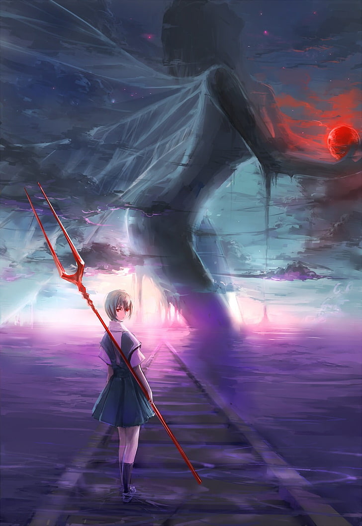 Neon Genesis Evangelion, Anime Mädchen, Ayanami Rei, HD-Hintergrundbild, Handy-Hintergrundbild