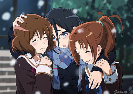 Anime, Sound!Euphonium, Asuka Tanaka, Kumiko Oumae, Natsuki Nakagawa, HD-Hintergrundbild HD wallpaper