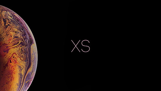 iPhone XS, 금, 4K, HD 배경 화면 HD wallpaper